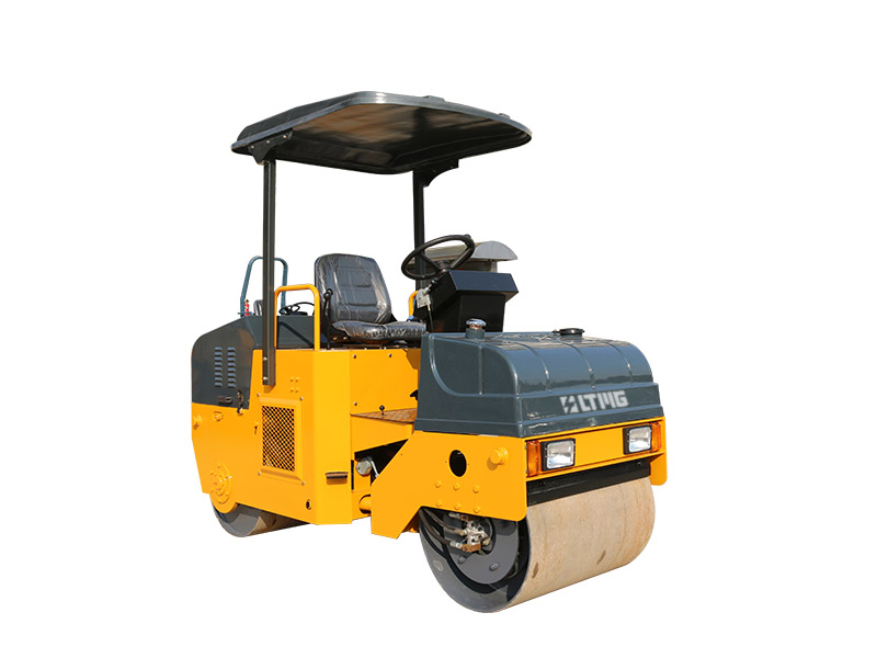 smooth drum vibratory soil compactor