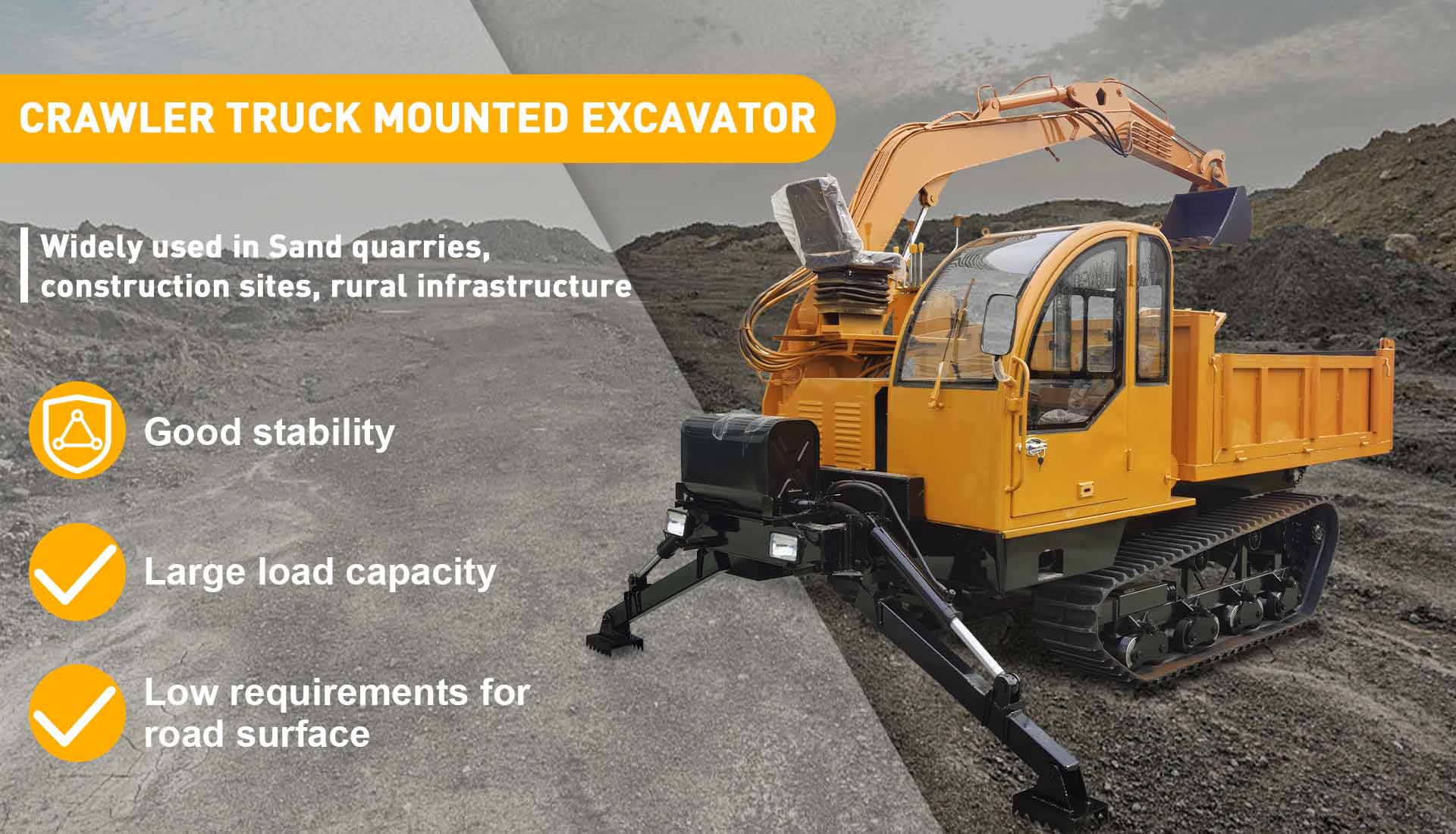  truck mounted excavator for sale