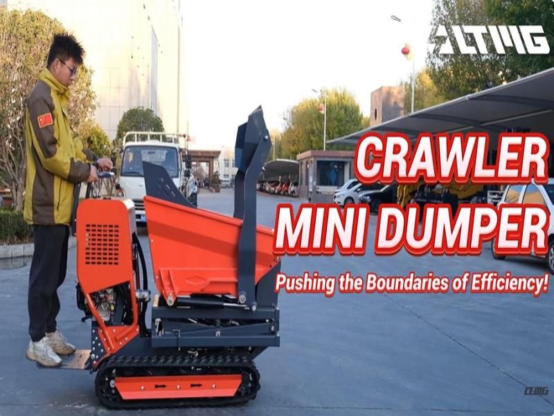 LTMG Mini Crawler Transporter Gummikettendumper für den Bauernhof