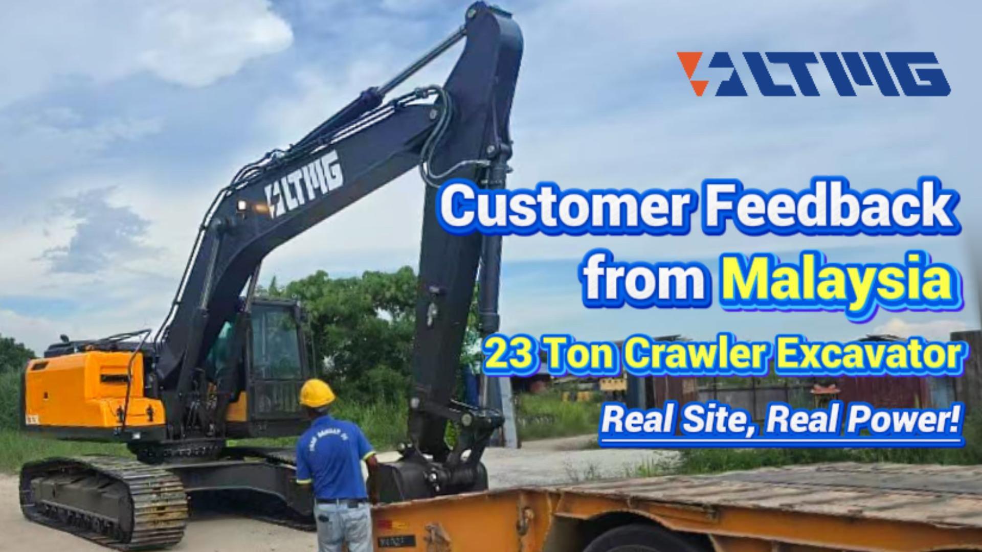 LTE230 23 Tonnen Raupenbagger in Malaysia