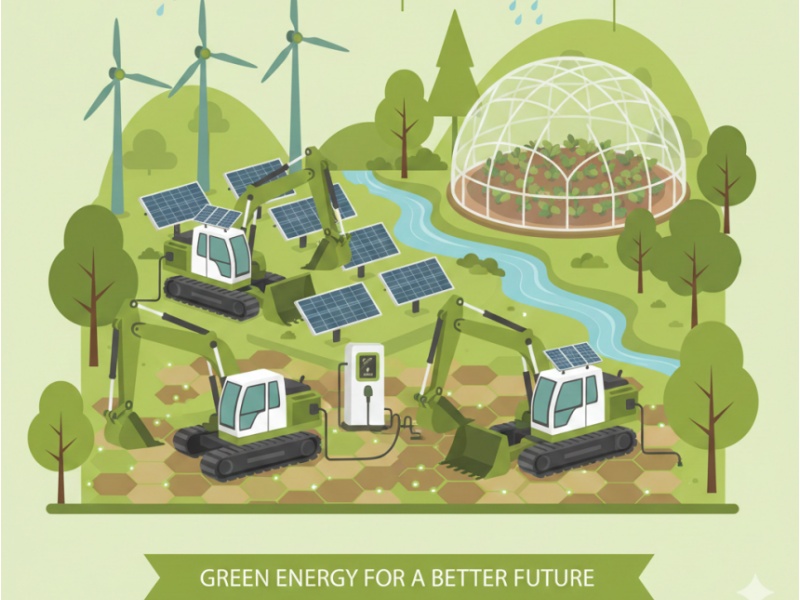 Grüne Transformation: Chinas Baumaschinen treten in das neue Zeitalter der Elektrifizierung ein